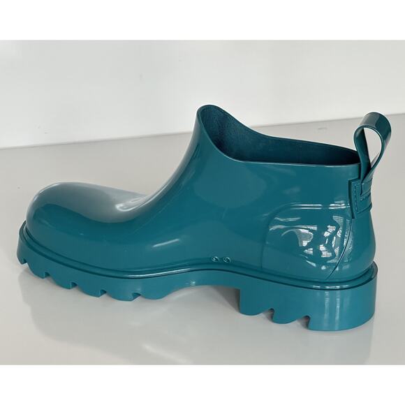 Bottega Veneta Shiny Rubber Blue Ankle Boots 11 US (44 Euro) 680510 IT NIB $650 main image 6